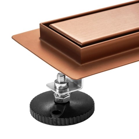 Odpływ Liniowy Rea Neox Pro Brush Copper 80