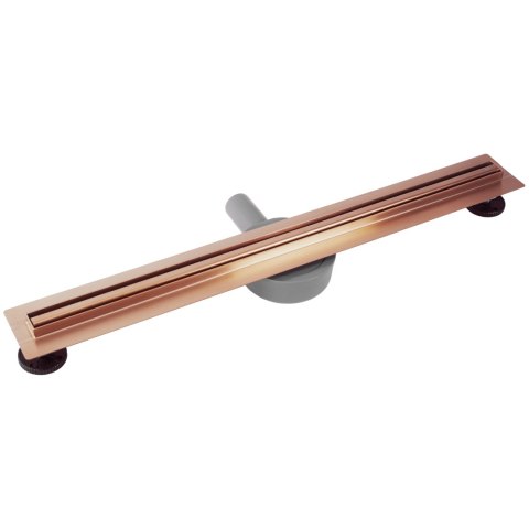 Odpływ Liniowy Rea Neox Slim Pro Brush Copper 90