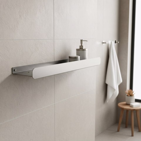 Półka łazienkowa prysznicowa SF03 45cm stal szczotkowana