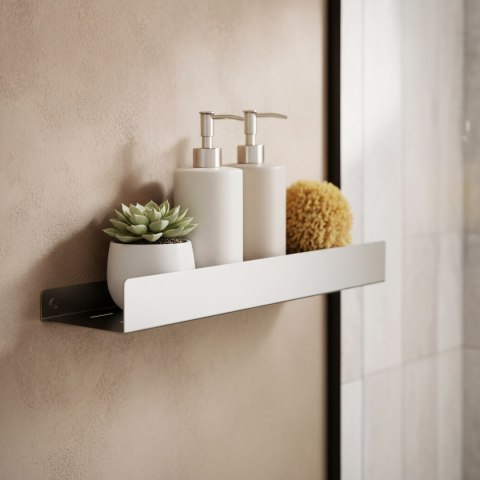 Półka łazienkowa prysznicowa SF04 60cm stal szczotkowana