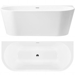 Wanna Akrylowa Przyścienna CAPRI 160cm