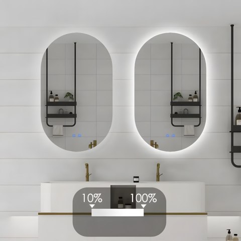 LUSTRO ŚCIENNE LED 50x80cm S027