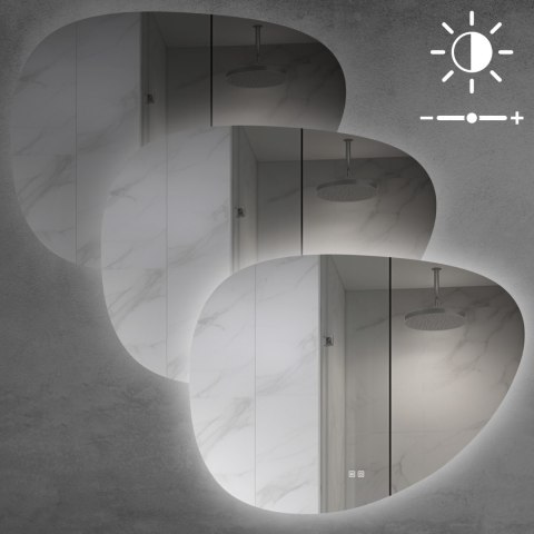 LUSTRO ŚCIENNE LED 84x63cm H142