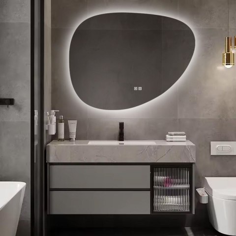 LUSTRO ŚCIENNE LED 84x63cm H142
