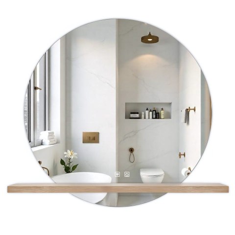 LUSTRO ŚCIENNE LED Z PÓŁKĄ 60cm 102