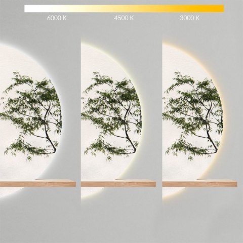 LUSTRO ŚCIENNE LED Z PÓŁKĄ 60cm 102