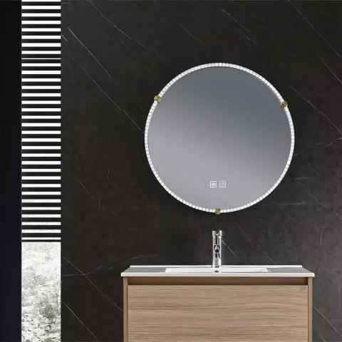 LUSTRO ŚCIENNE LED Z RAMĄ 70cm BL805
