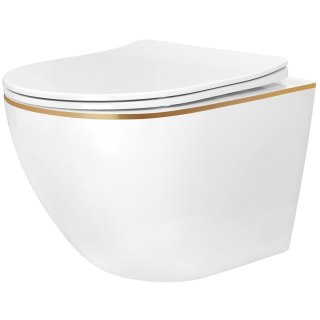 Misa WC podwieszana Rea Carlo Mini Tornado NFQ GOLD EDGE