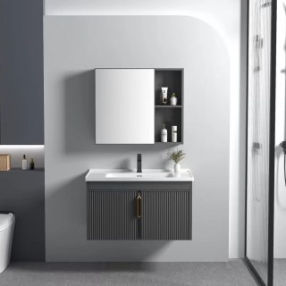 Zestaw mebli łazienkowych z Umywalką Astor 60cm Szary