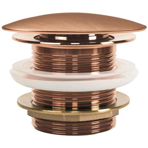 Korek wannowy uniwersalny Klik-Klak Rea Miedź Szczotkowana