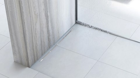 Odpływ Liniowy Rea Filo Stal Szczotkowana 80