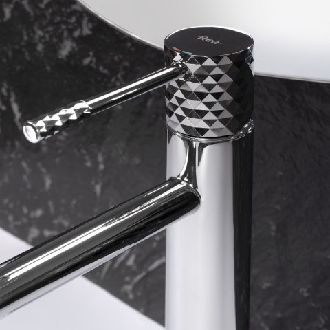 Bateria Umywalkowa Rea Lungo Diamond Chrom Wysoka