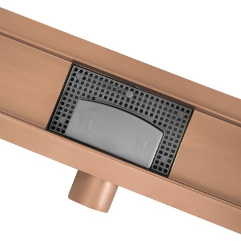 Odpływ Liniowy Rea Neox Brush Copper 50