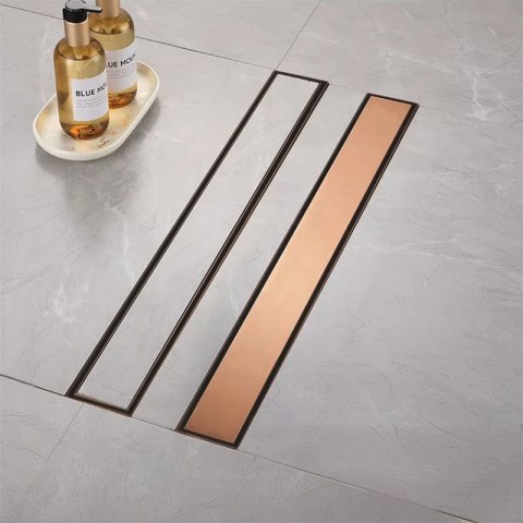 Odpływ Liniowy Rea Neox Brush Copper 80
