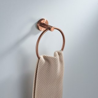 Wieszak łazienkowy RING 6610 Modern Miedź Szczotkowana