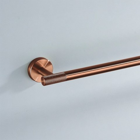 Wieszak łazienkowy jednoramienny 6603 Modern Miedź Szczotkowana