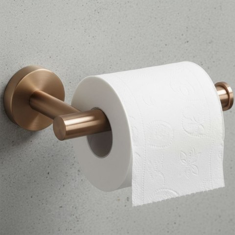 Zestaw akcesoriów łazienkowych Ari Miedź Szczotkowana 4 elementy