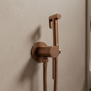 Bateria Bidetowa Rea Foss Clif Miedź Szczotkowana