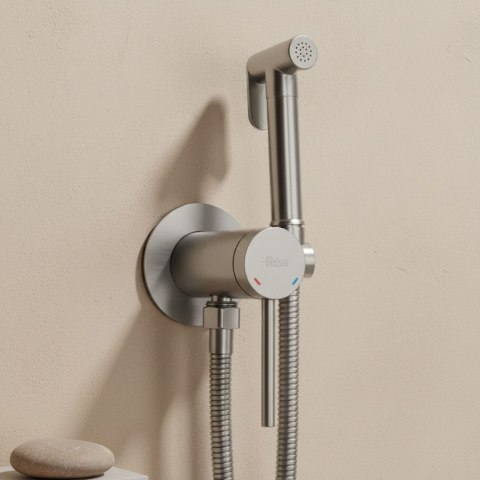 Bateria Bidetowa Rea Foss Clif Nikiel Szczotkowany