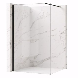 Kabina prysznicowa Walk-In Rea Flexi Transparent / Black 80