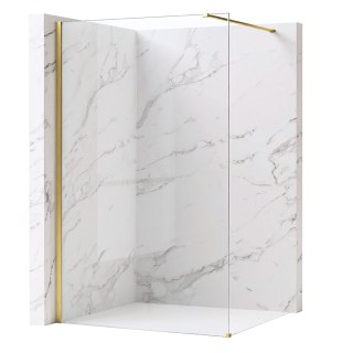 Kabina prysznicowa Walk-In Rea Flexi Transparent / Brush Gold 90
