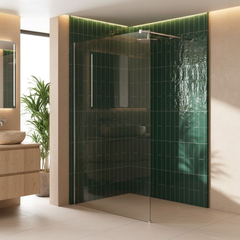 Kabina prysznicowa Walk-In Rea Flexi Transparent / Chrome 120