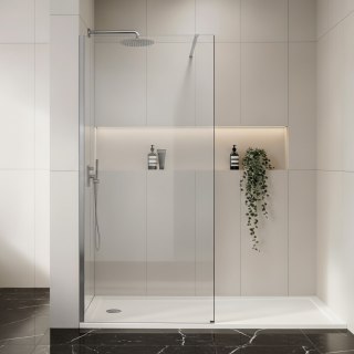Kabina prysznicowa Walk-In Rea Flexi Transparent / Chrome 80