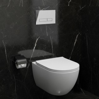 Stelaż zestaw podtynkowy K011A-Q do mis WC z przyciskiem HD Chrom