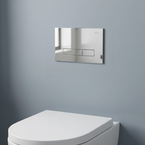 Stelaż zestaw podtynkowy K011A-Q do mis WC z przyciskiem HD Chrom