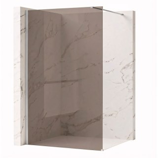 Kabina prysznicowa Walk-In Rea Flexi Brown / Chrome 130