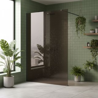 Kabina prysznicowa Walk-In Rea Flexi Brown / Tytan 90