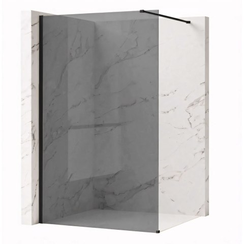 Kabina prysznicowa Walk-In Rea Flexi Grey / Black 110