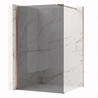 Kabina prysznicowa Walk-In Rea Flexi Grey / Brush Copper 110