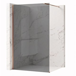 Kabina prysznicowa Walk-In Rea Flexi Grey / Brush Copper 120