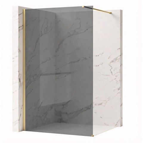 Kabina prysznicowa Walk-In Rea Flexi Grey / Brush Gold 90