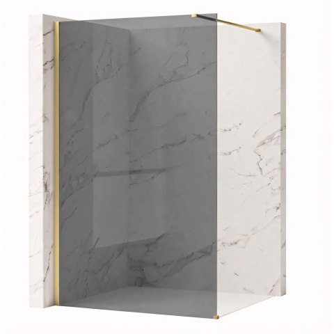 Kabina prysznicowa Walk-In Rea Flexi Grey / Brush Gold 90