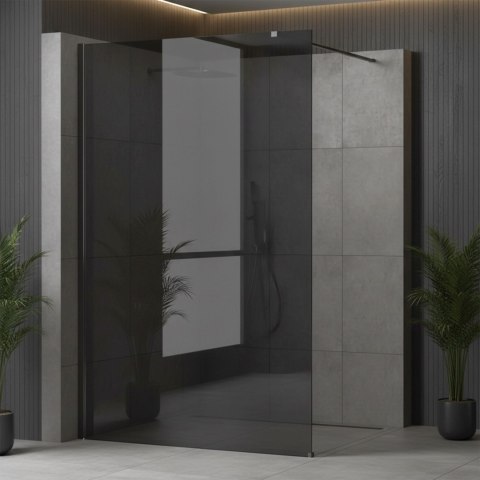 Kabina prysznicowa Walk-In Rea Flexi Grey / Tytan 140