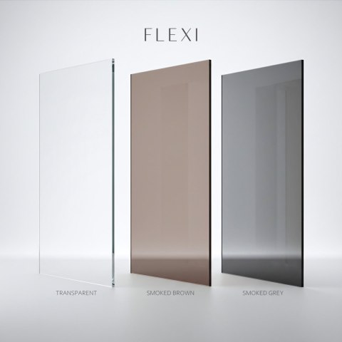 Kabina prysznicowa Walk-In Rea Flexi Transparent / Tytan 90
