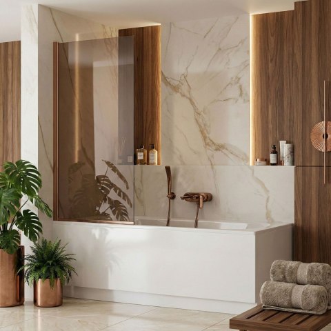 Parawan Rea Elegant Miedź Szczotkowana 80 Nawannowy