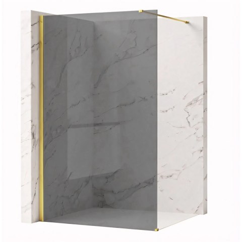 Kabina prysznicowa Walk-In Rea Flexi Grey / Gold 120
