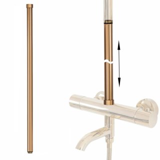 Przedłużka do zestawu wannowo-prysznicowego Miedź Szczotkowana 60cm