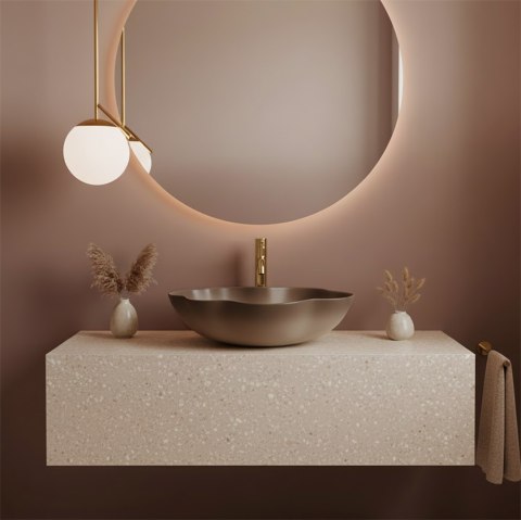 Umywalka nablatowa Rea Pearl Ombre