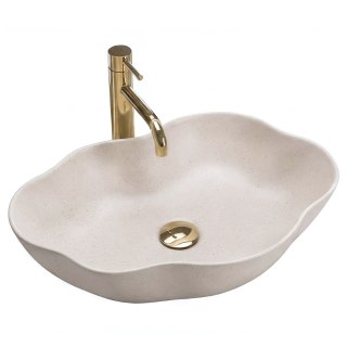 Umywalka nablatowa Rea Pearl Warm
