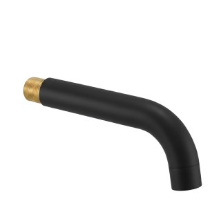 Wylewka do baterii podtynkowej Rea Lungo 16 cm Czarna