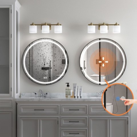 LUSTRO ŚCIENNE LED 100cm MMJ Black