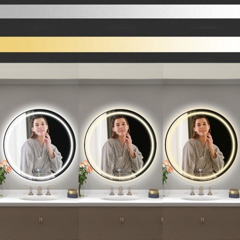 LUSTRO ŚCIENNE LED 100cm MMJ Black