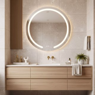 Lustro ścienne LED 100cm Modern