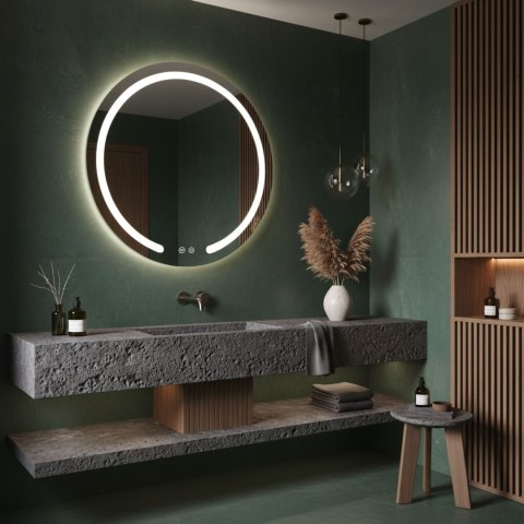 Lustro ścienne LED 100cm Modern