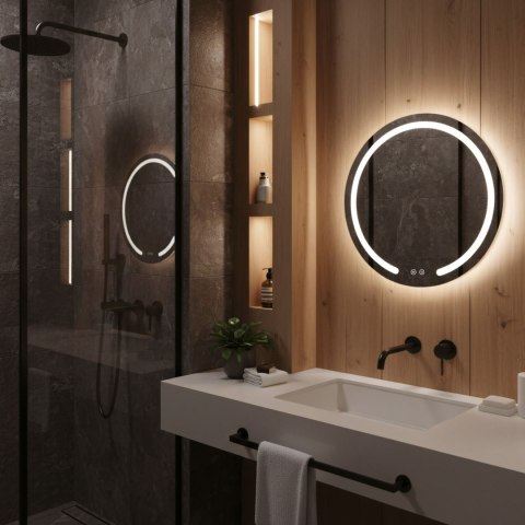 Lustro ścienne LED 60cm Modern