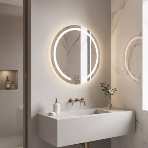 Lustro ścienne LED 60cm Modern